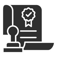 Compliance Icon Single Vector Collection 