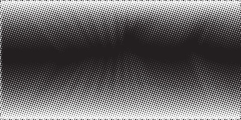 Halftone dotted abstract background. Grain gradient texture background with dots. Noise Stipple pointillism pattern. Sand, grain, grunge stipple effect. Abstract texture, engraved overlay. Vector