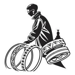 Ruth bader ginsburg with her jabots