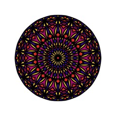 Intricate Mandala Circle Design with Bold Colors for Meditation, Decoration, and Art