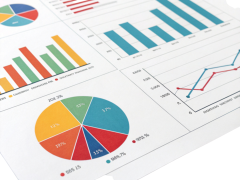 Charts and Graphs Analyzing Financial Data Trends for Strategic Business Decisions