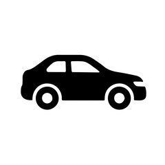 Fototapeta premium Automotive Icon Black and White