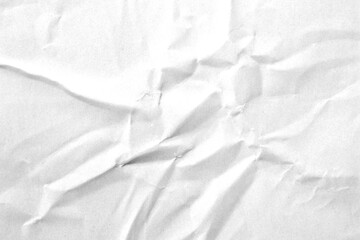 Creased paper texture overlay effect, png wrinkled paper surface