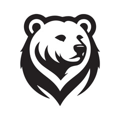 Powerful Bear Emblem Vector