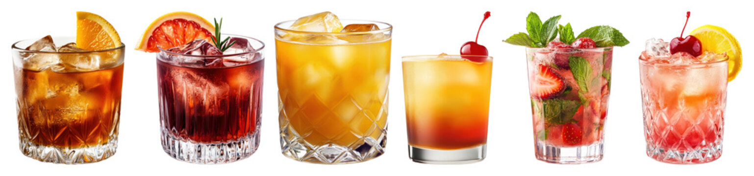 PNG Grapefruit negroni cocktail beverage isolated drink transparent background.