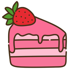 Strawberry Cake with Cream