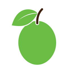 pear isolated on white