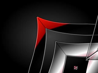 colourful glass style simple and abstract modern line art	