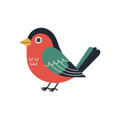 Fototapeta premium Colorful Cartoon Bird