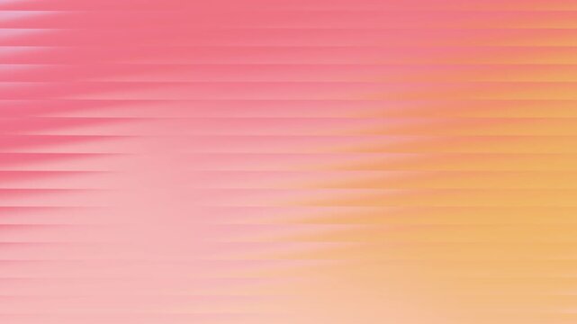 Abstract gradient background stock footage with peach and coral hues, smooth transition and subtle horizontal lines for modern design projects, warm colors