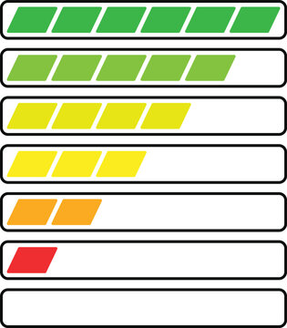 Loading icon set. infographic icon. downloading bar. loader or preloader. load or Upload. Retro Progress Bars. Download progress
