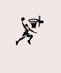 basketball player silhouette