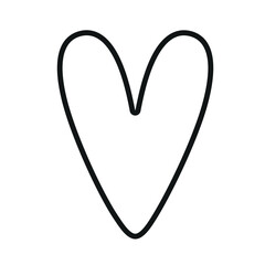 heart icon on white background