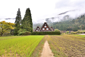 The Historic Villages of Shirakawa-go and Gokayama are one of Japan's UNESCO World Heritage Sites