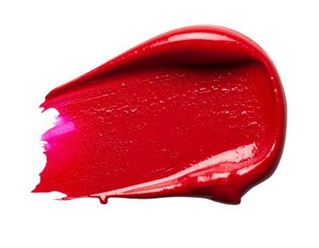 Red Lipstick Texture Close-Up