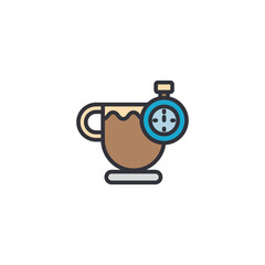 Vector illustration of a traditional coffee grinder, representing vintage tea or coffee preparation, classic brewing tools, and beverage equipment icon.