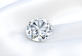 diamond on white background