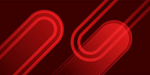 Red abstract background. Dynamic shapes composition. Eps 10