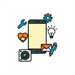 featuring a smartphone