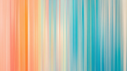 Obraz premium Turquoise to orange color gradient creates a playful conceptual background symbolizing creativity imagination and emotional balance blending warm and cool tones in visual harmony
