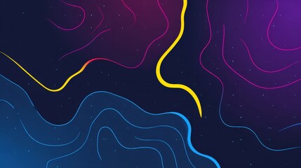 Abstract Cosmic Design with Dark Matter Regions in Space