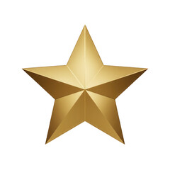 Obraz premium Elegant golden star shimmering against a dark backdrop symbolizing success and achievement