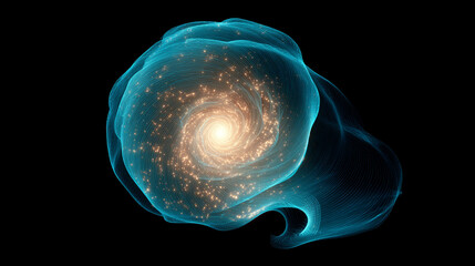 abstract spiral, white glowing spiral, hyperrealistic, focus symbol, concentration, energy flow, clarity, minimal design, luminous spiral, futuristic abstract, bright glow, meditation symbol, visualiz