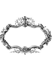 Vintage Ornate Frame SVG Bundle, Baroque Decorative Border PNG, Antique Frame Clipart for Invitations and Crafts