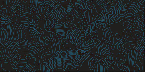 An abstract blue background vector illustration featuring a seamless geometric pattern with waves and lines for a modern wallpaper design