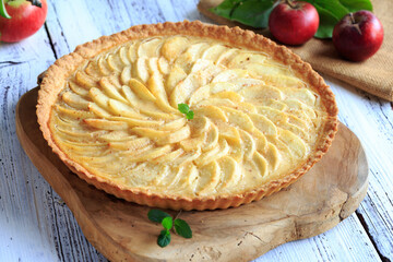 Apfelkuchen mit M&uuml;rbeteig