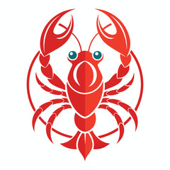 Minimal Crab and Crustacean Logo Design in Silhouette Style
