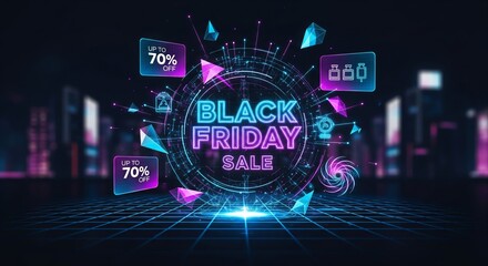 Black Friday Sale Digital Promotion.