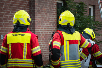 Feuerwehrmänner im Einsatz