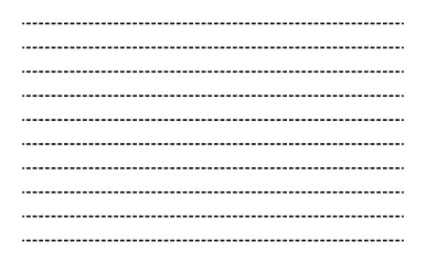 Dotted line connection. Graphic seamless pattern with black stripes. different types of long dashed line.