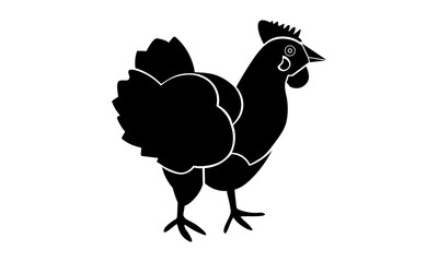 chicken hen vector design