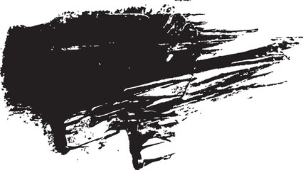 Brush stroke on transparent background for design use