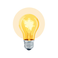 glowing light bulb vector illustrations representing ideas, innovation, and creativity. Perfect for concept design, technology, business presentations, startup visuals, and educational projects.