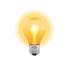 glowing light bulb vector illustrations representing ideas, innovation, and creativity. Perfect for concept design, technology, business presentations, startup visuals, and educational projects.