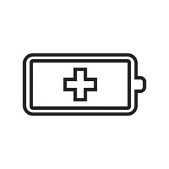 Fototapeta premium Battery icon. vektor battery icon. full battery. 100% battery