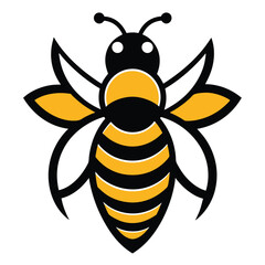 Modern Bee Icon for Branding – EPS Vector Download