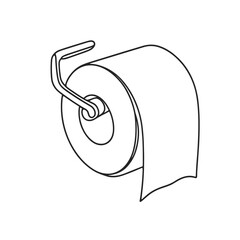 Toilet paper holder illustration for World Toilet Day design  