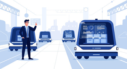 Future of Automated Logistics: Smart Warehouse Management with Self-Driving Delivery Systems