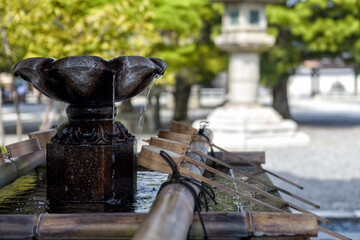 Well water for religious washing in the temple