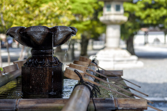 Well water for religious washing in the temple