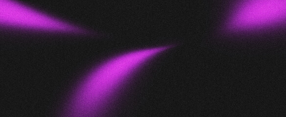 Dark purple black pink glowing gradient background with grainy noise texture, abstract smooth banner poster cover design