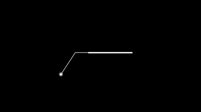 White color Callout HUD Animation With Futuristic Design. Call outs titles. Call out bar labels, information call box bars and modern digital info. Hitch style tech HUD element