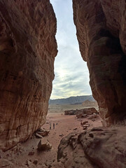 Solomon pillars in Timna Park in the Arava desert