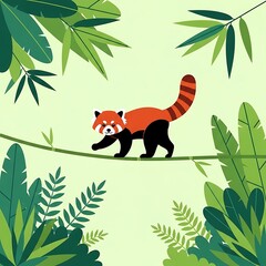 Red Panda Jungle Branch Walk.