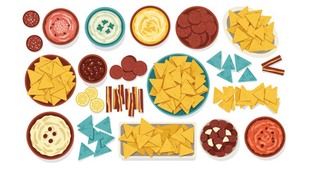 Elite Flat Lay Vector Layout for Clean Product Presentation and Premium Digital Mockup Design