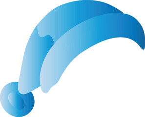 Blue Gradient Sleeping Hat